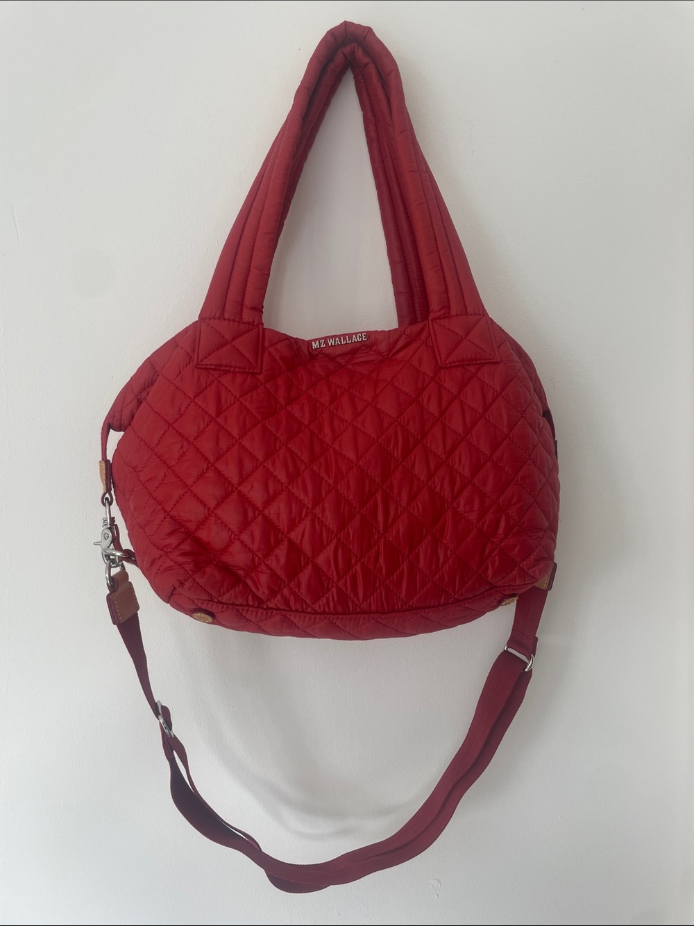 MZ Wallace Red Apple Medium soutton deluxe red tote bag 230 read